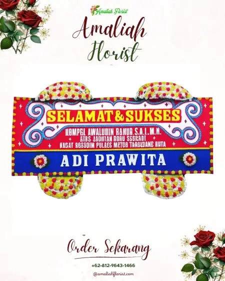 Papan Bunga Ucapan Selamat Sidajaya